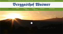 Desktop Screenshot of gasthof-wasmer.de